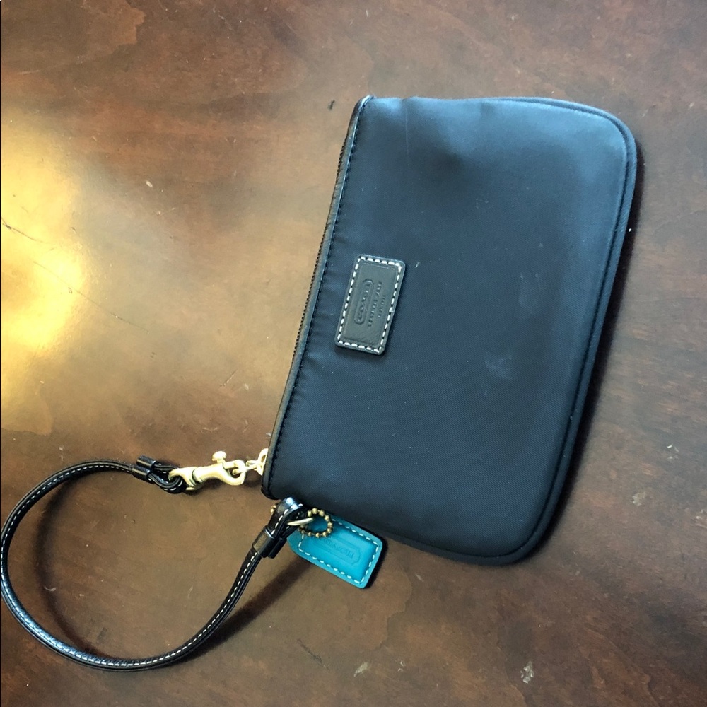 Coach Black Wristlet